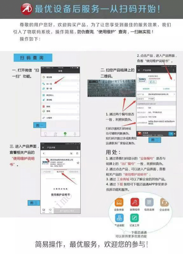 西安泰富西瑪電機2018年1月1日起全面啟用產(chǎn)品防偽碼系統(tǒng)。